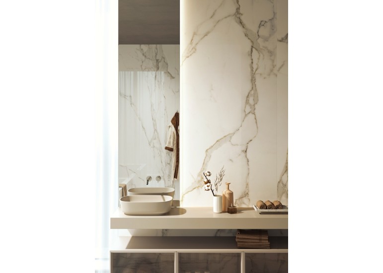 Carrelage effet marbre CALACATTA ORO