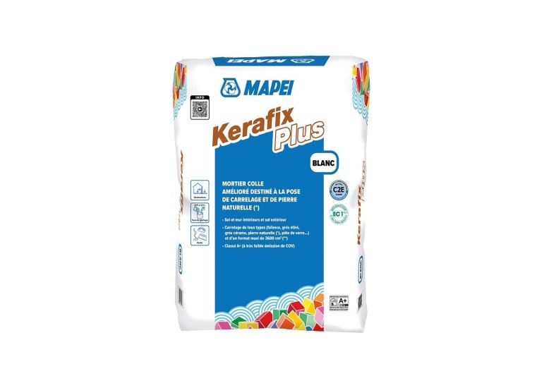 Mortier colle KERAFIX BLANC             SAC 25 KG