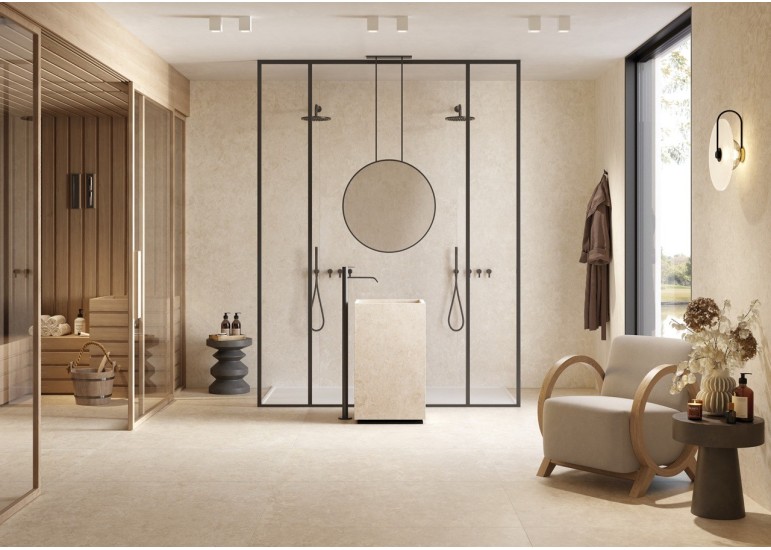 Carrelage effet travertin TRAVERTINO