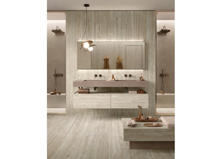 Carrelage effet travertin TRAVERTINO