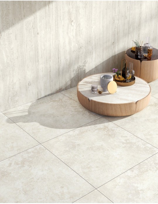 Carrelage effet travertin TRAVERTINO