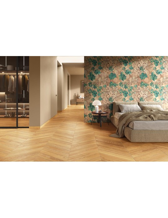 Carrelage effet bois CHEVRON