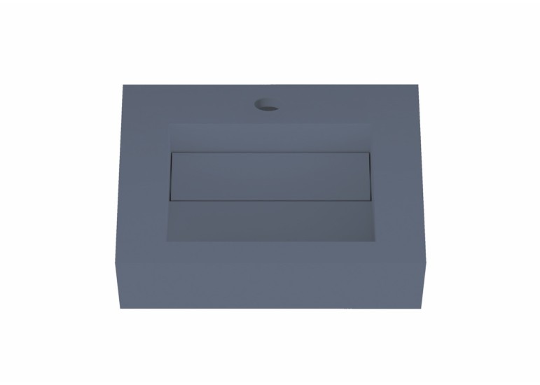 Lavabo suspendu design en résine minérale ARIELLE