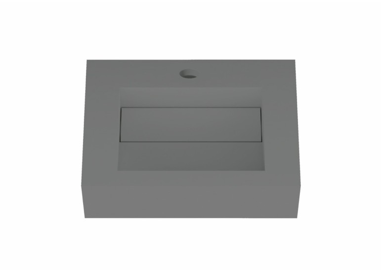 Lavabo suspendu design en résine minérale ARIELLE