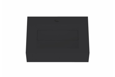 Lavabo suspendu design en résine minérale ARIELLE 2