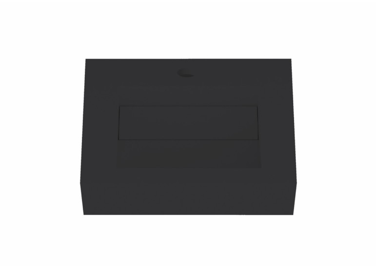 Lavabo suspendu design en résine minérale ARIELLE