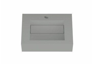 Lavabo suspendu design en résine minérale ARIELLE 2