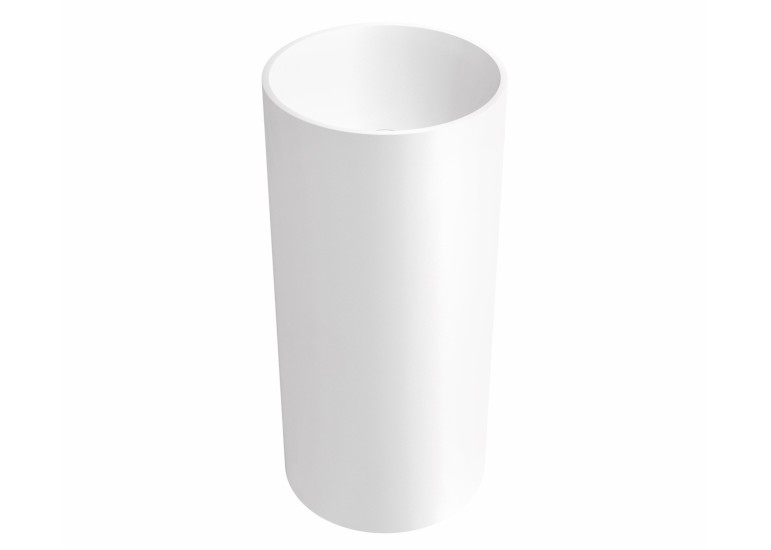 Lavabo colonne design en résine minérale SUN