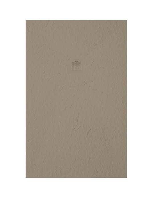 Receveur de douche extra plat en résine surface ardoisée SILEX