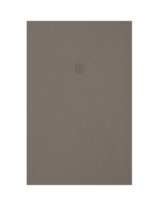 Receveur de douche extra plat en résine surface ardoisée SILEX