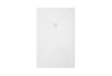 Receveur de douche extra plat en résine surface ardoisée SILEX 2