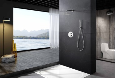 Ensemble de douche thermostatique encastré Monza