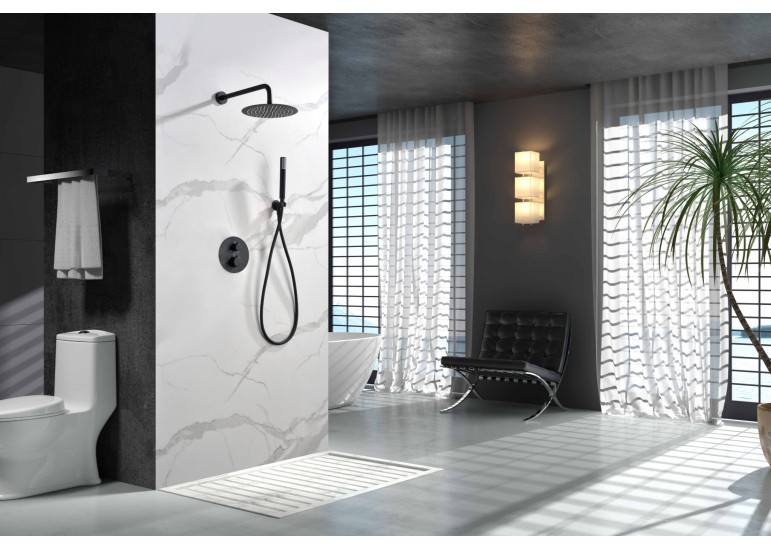 Ensemble de douche thermostatique encastré Monza